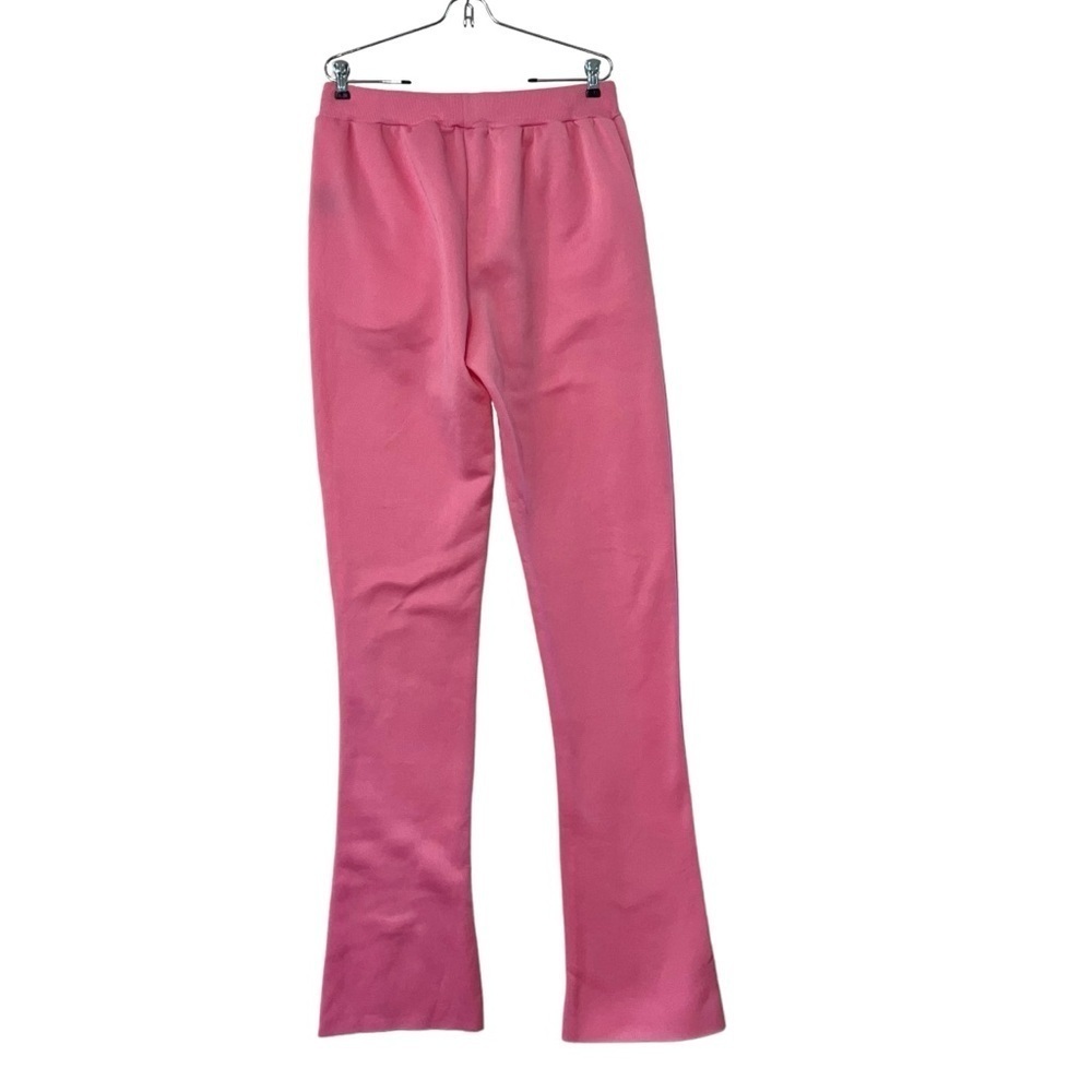 Rockstar Originals Womens Paint Splatter Hadley Pink Super Stacked Track Pant 2X